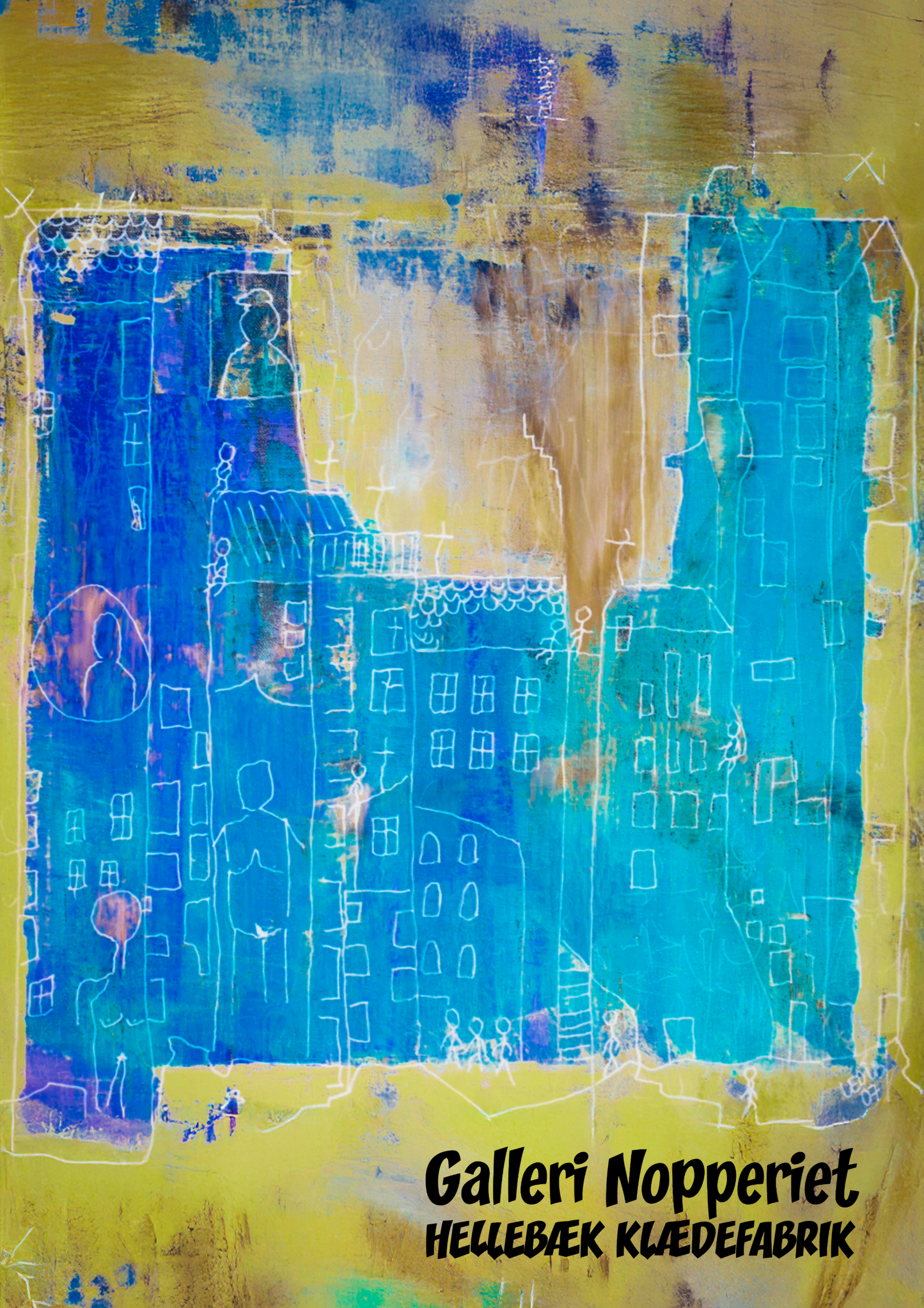 Galleri Nopperiet plakat A2 med sort ramme