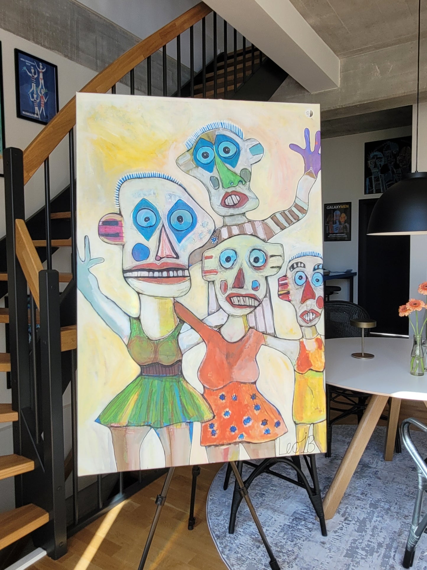 Ballroom maleri 95x140cm