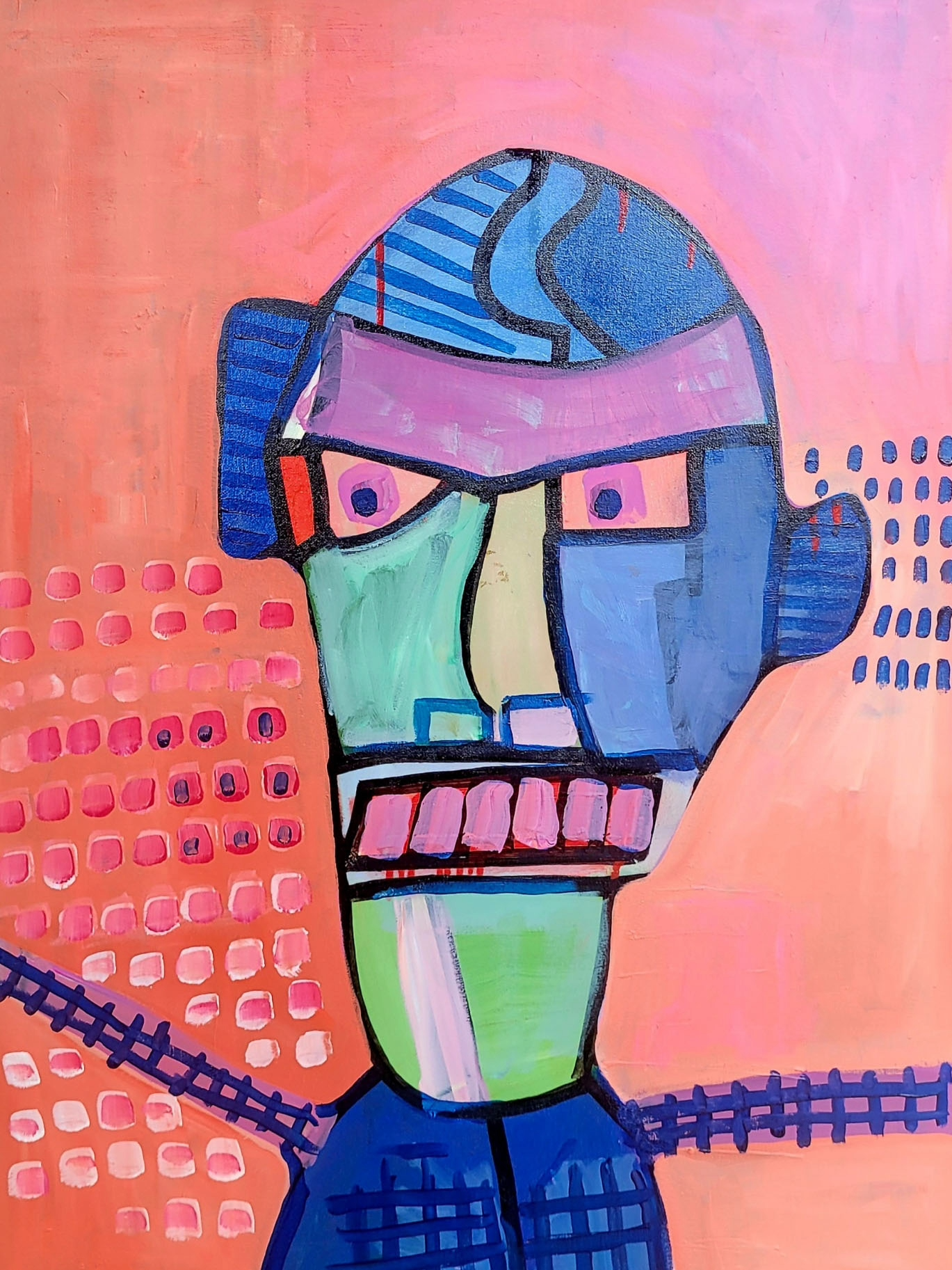 Mørvel maleri 60x80cm