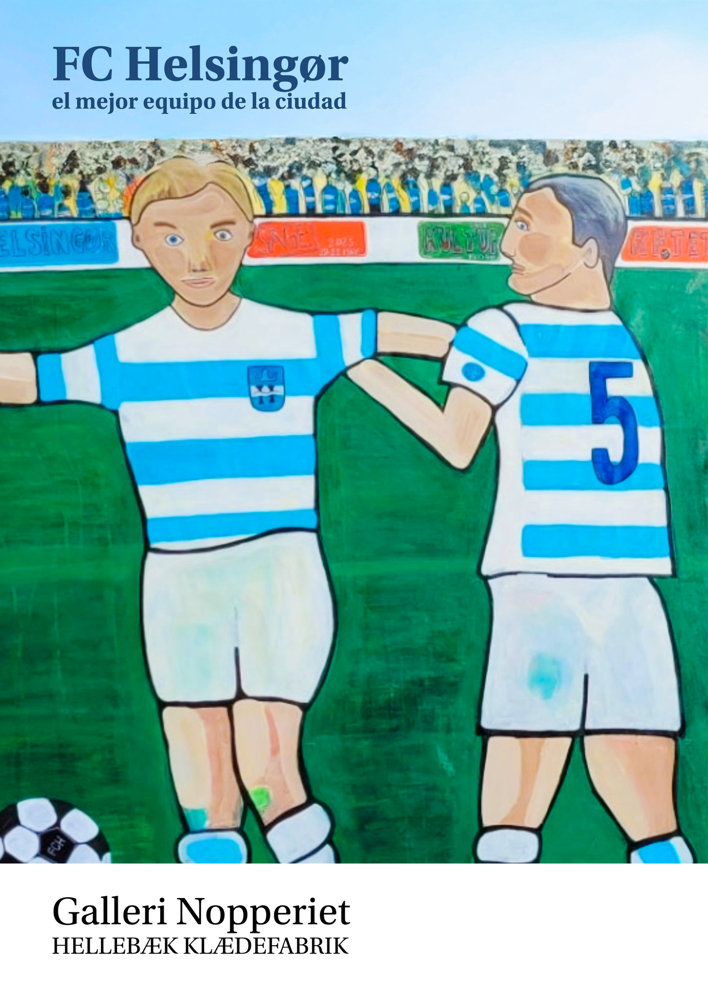 FC Helsingør plakat1 A1 med sort ramme