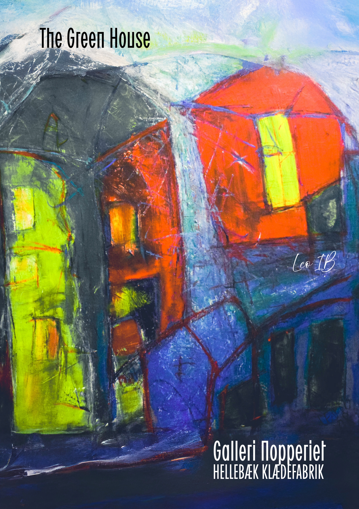 The Green House plakat i A1 i sort ramme