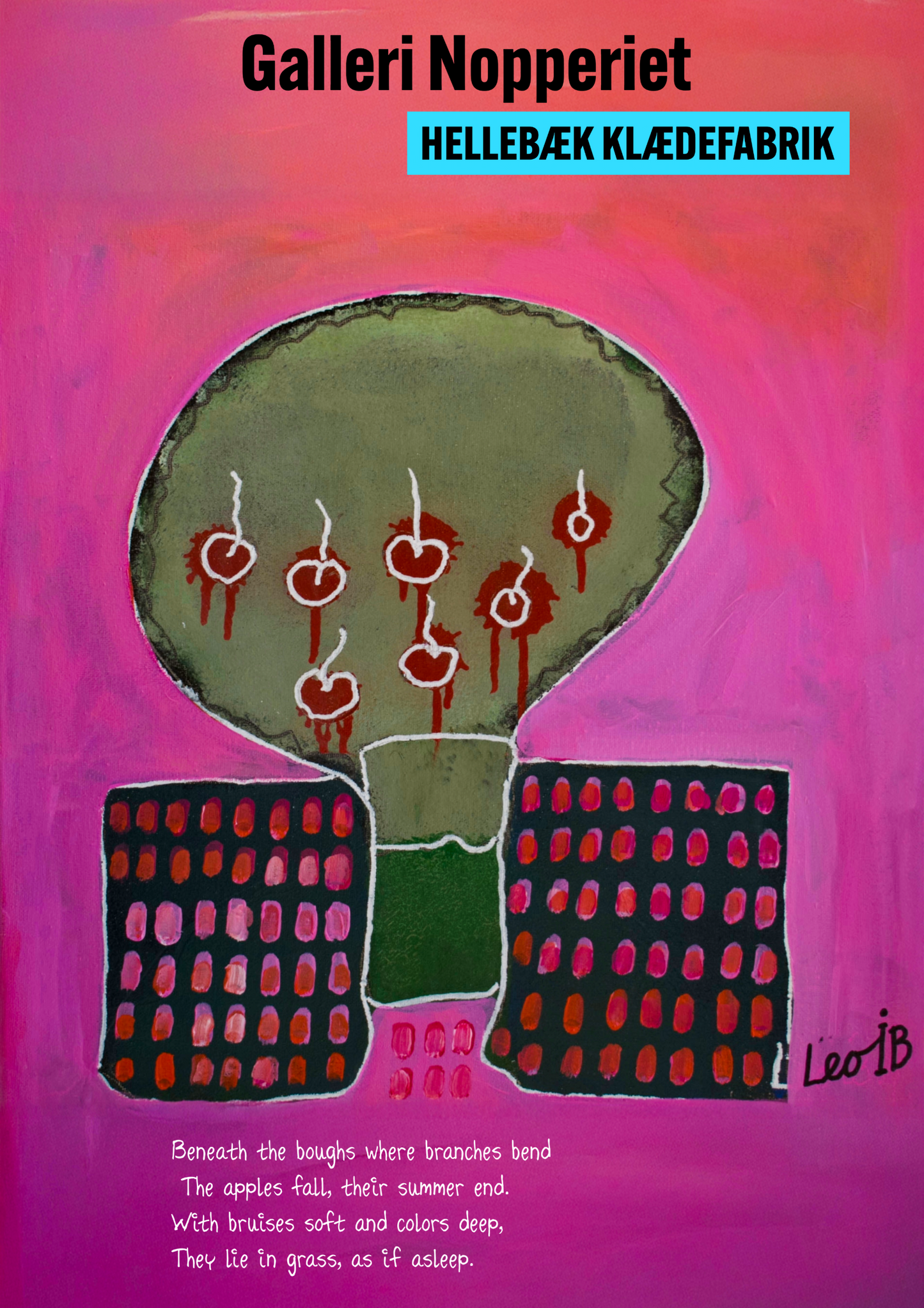 Appletree plakat A2 med sort ramme