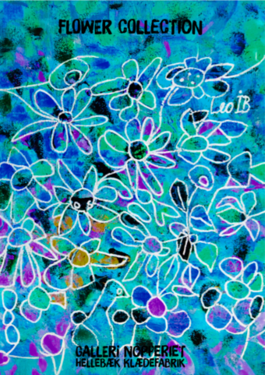 Flower Collection plakat A3 med sort ramme