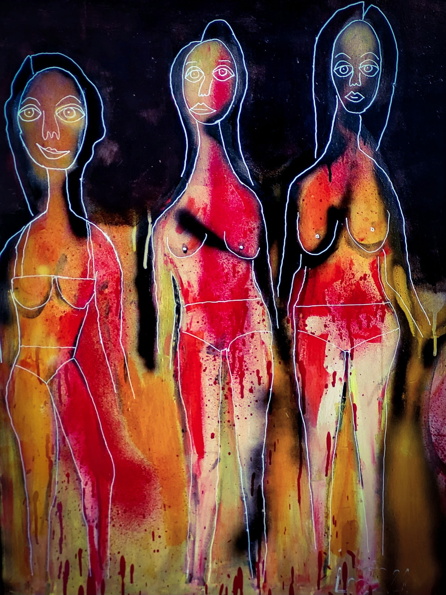 Jamaica Beach II maleri 60x80