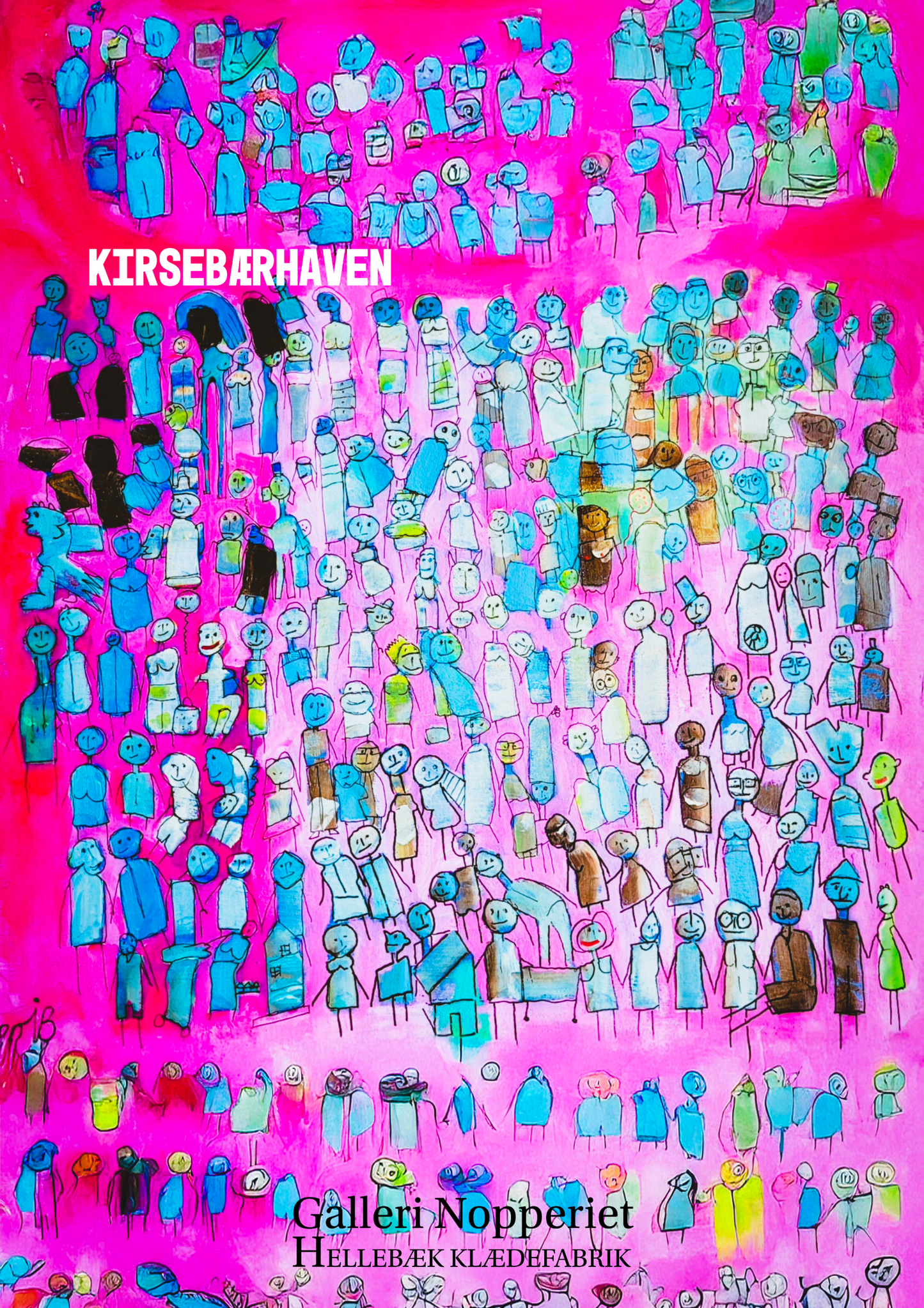 Kirsebærhaven plakat i A1 med sort ramme