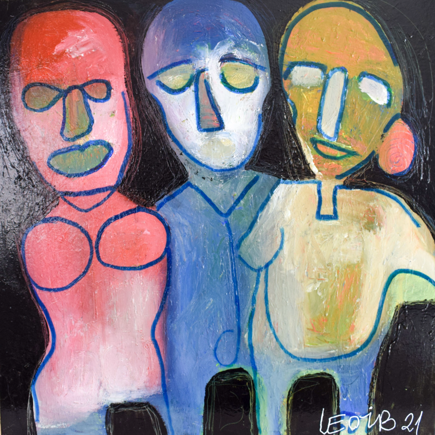 Trold maleri 90x90cm