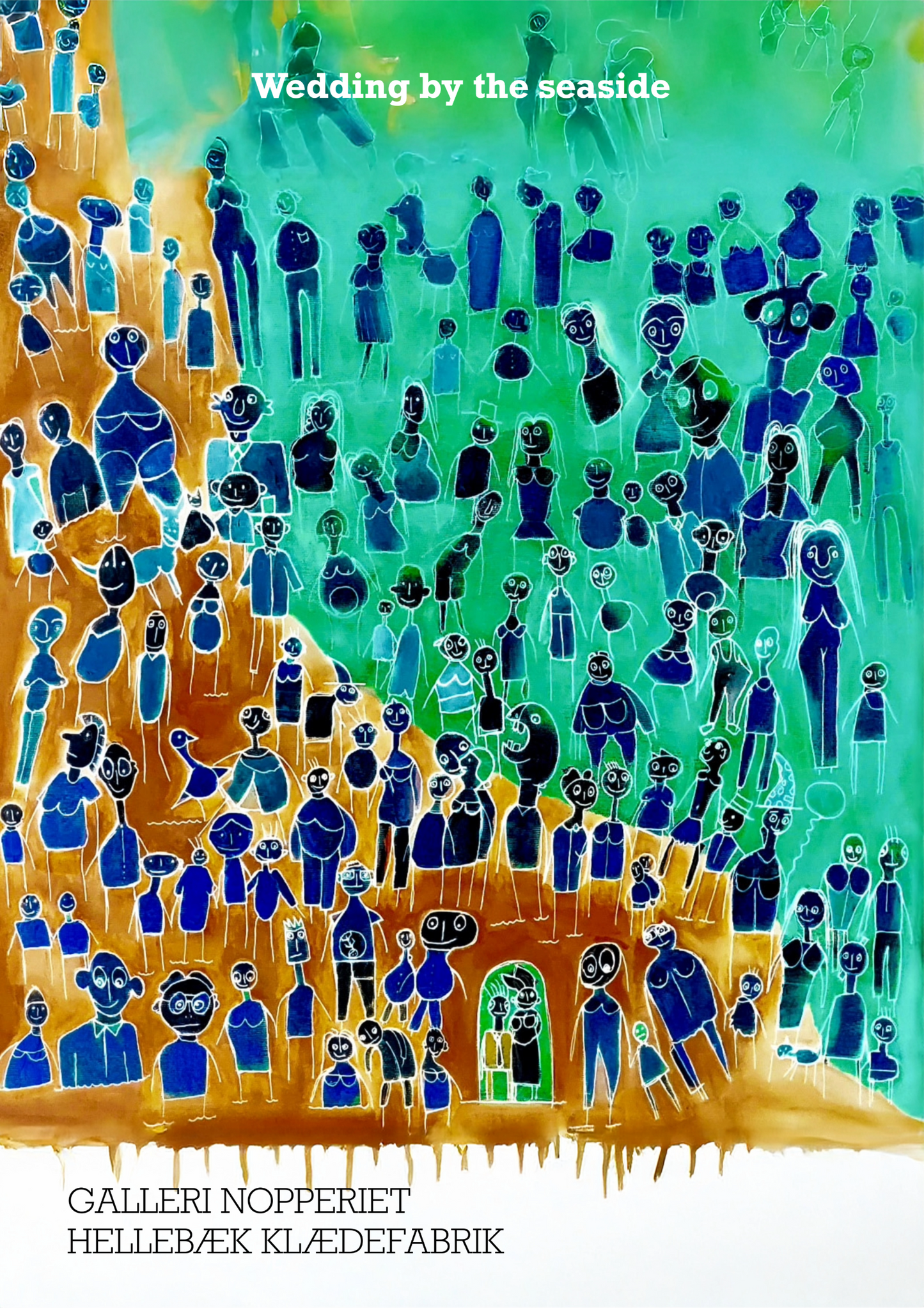 Wedding by the Seaside plakat i A1 med sort ramme